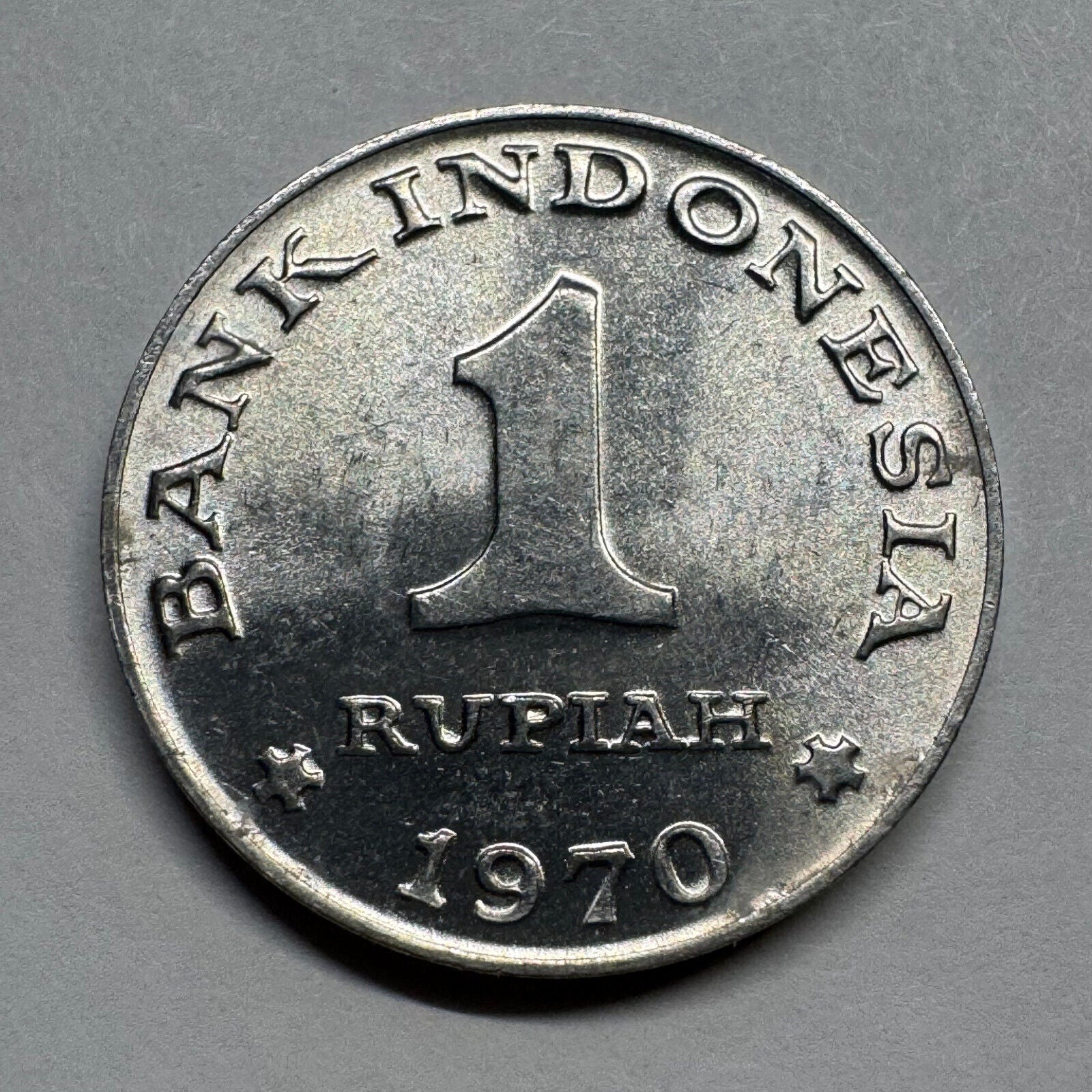 1970 Indonesia 1 Rupiah - Beautiful Coin - #B-034