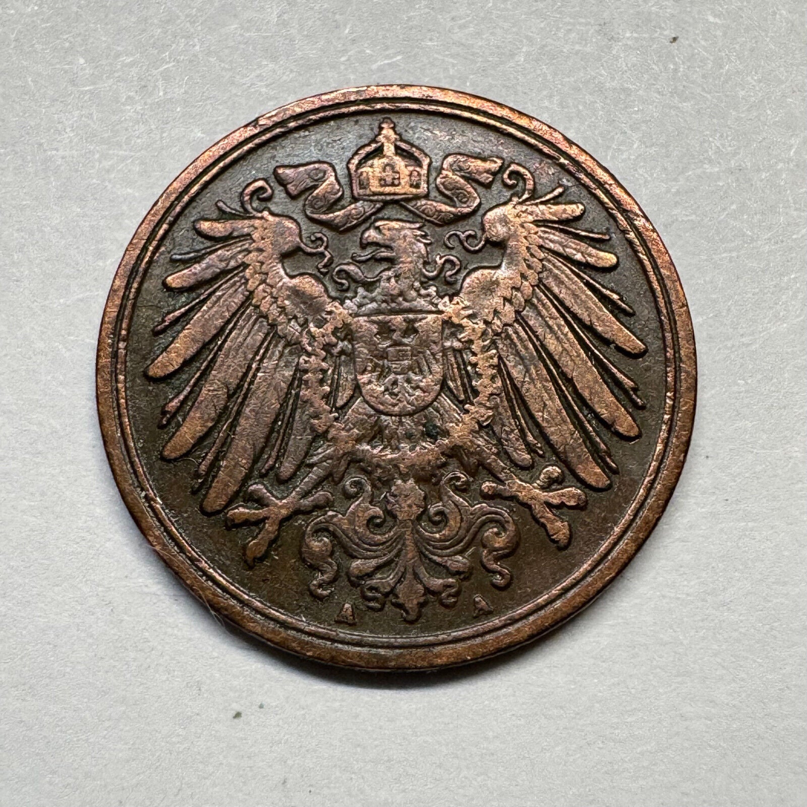 1913 Germany 1 Pfennig - Beautiful Coin - #A-100