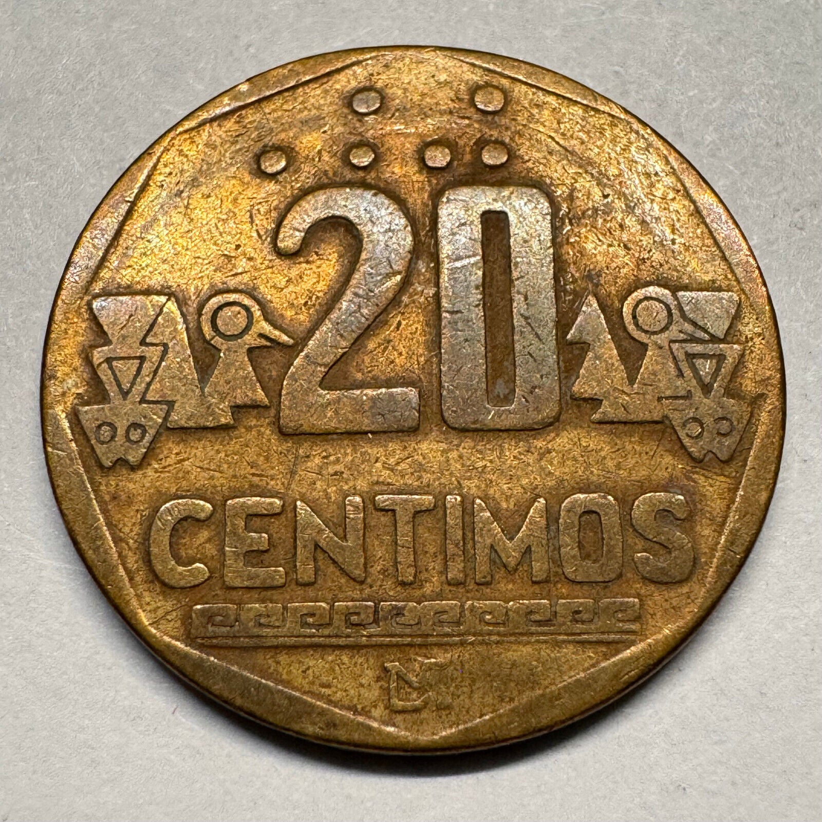 1993 Peru 20 Centimos - Beautiful Coin - #A-025