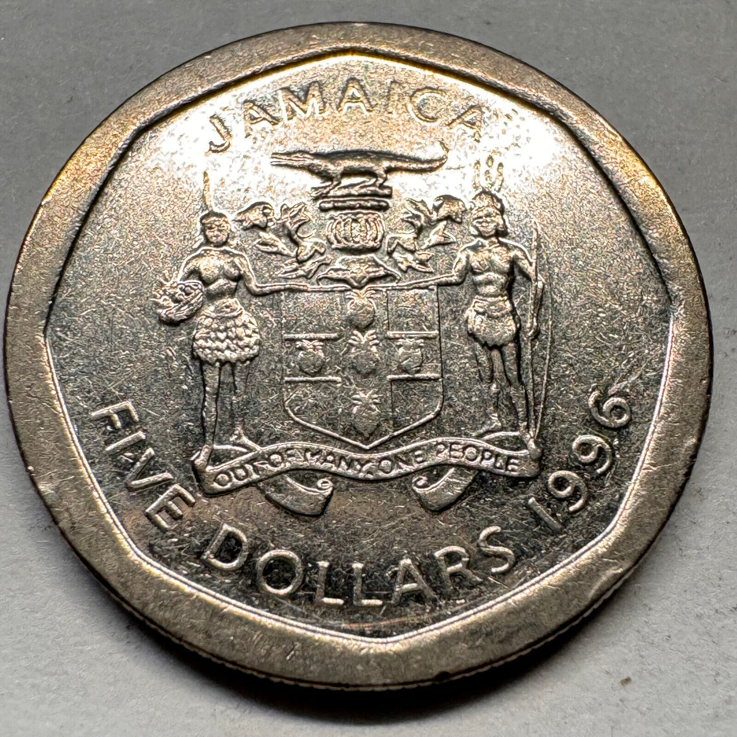 1996 Jamaica 5 Dollars - Beautiful Coin - #A-032