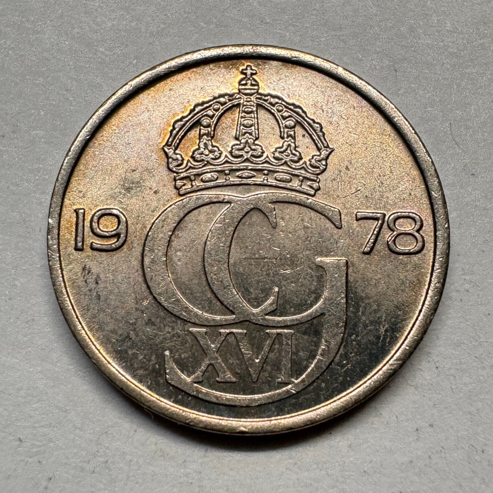 1978 Sweden 25 Ore - Beautiful Coin - #A-015