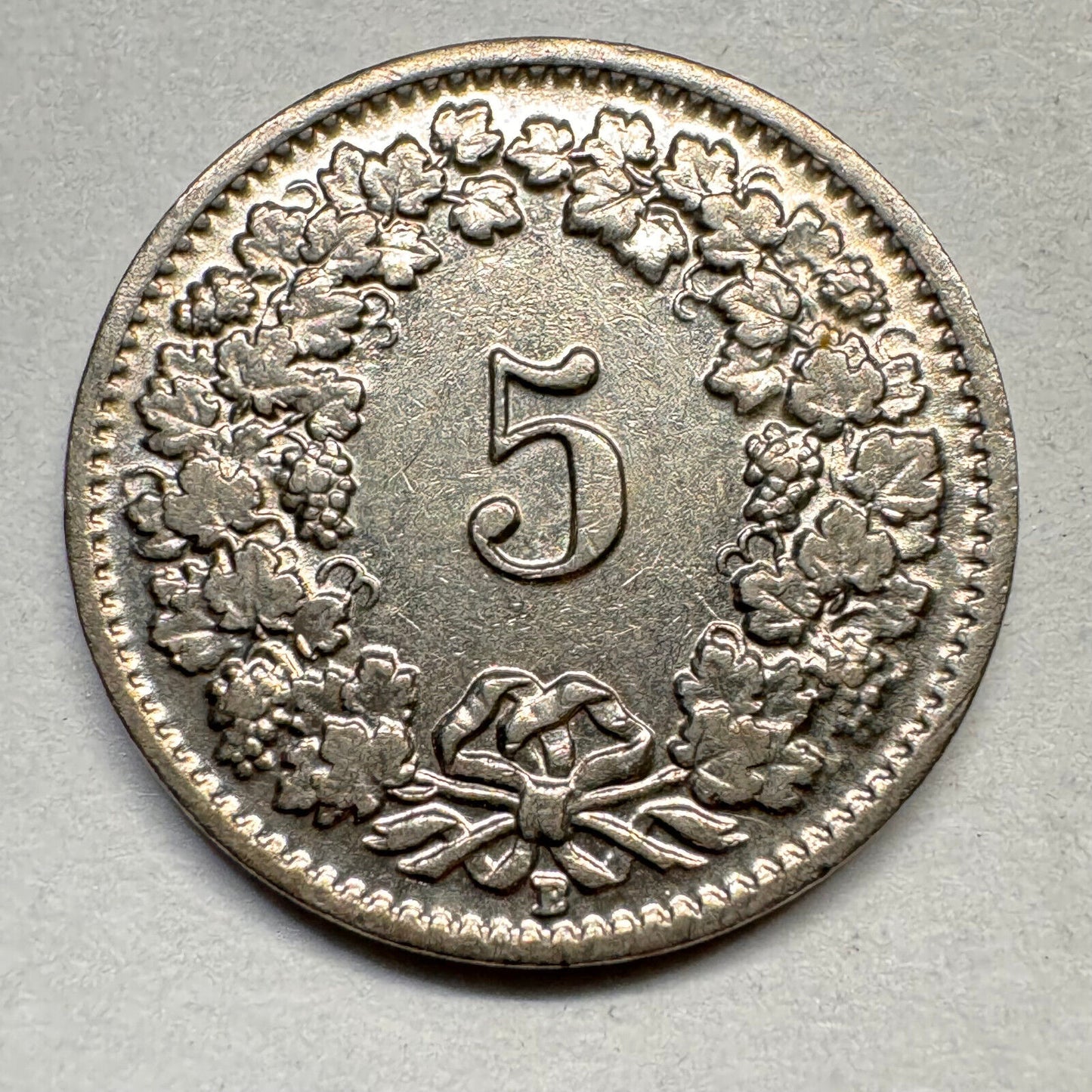 1939 Switzerland 5 Rappen - Beautiful Coin - #A-019