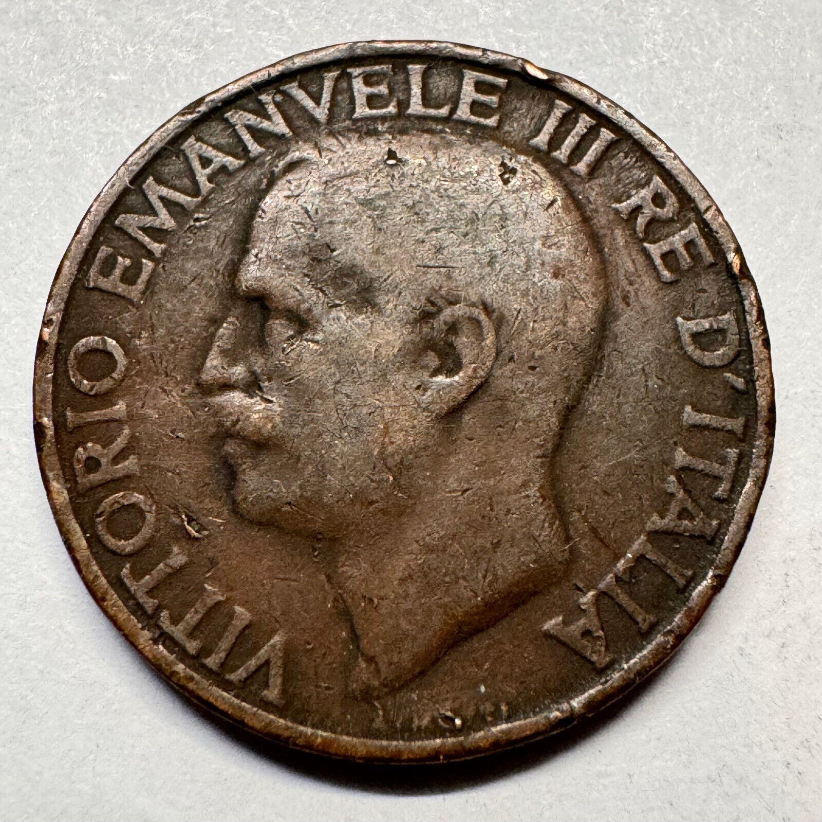 1937 Italy 10 Centesimi - Beautiful Coin - #A-044