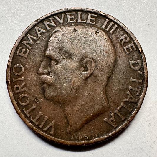 1937 Italy 10 Centesimi - Beautiful Coin - #A-044