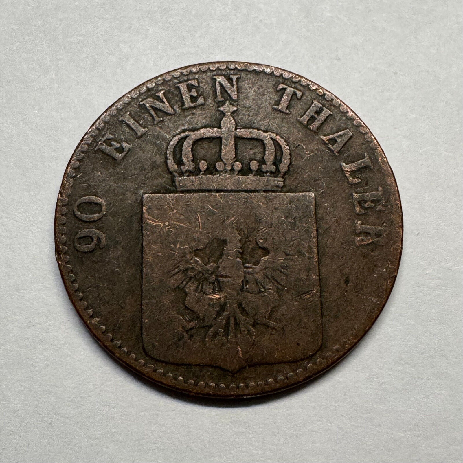 1852 Prussia German States 4 Pfennigs - Beautiful Coin - #B-033