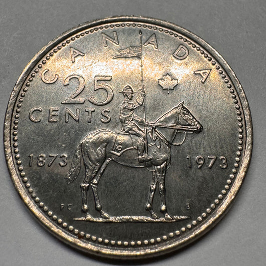 1973 Canada 25 Cents - Beautiful Coin - #A-046