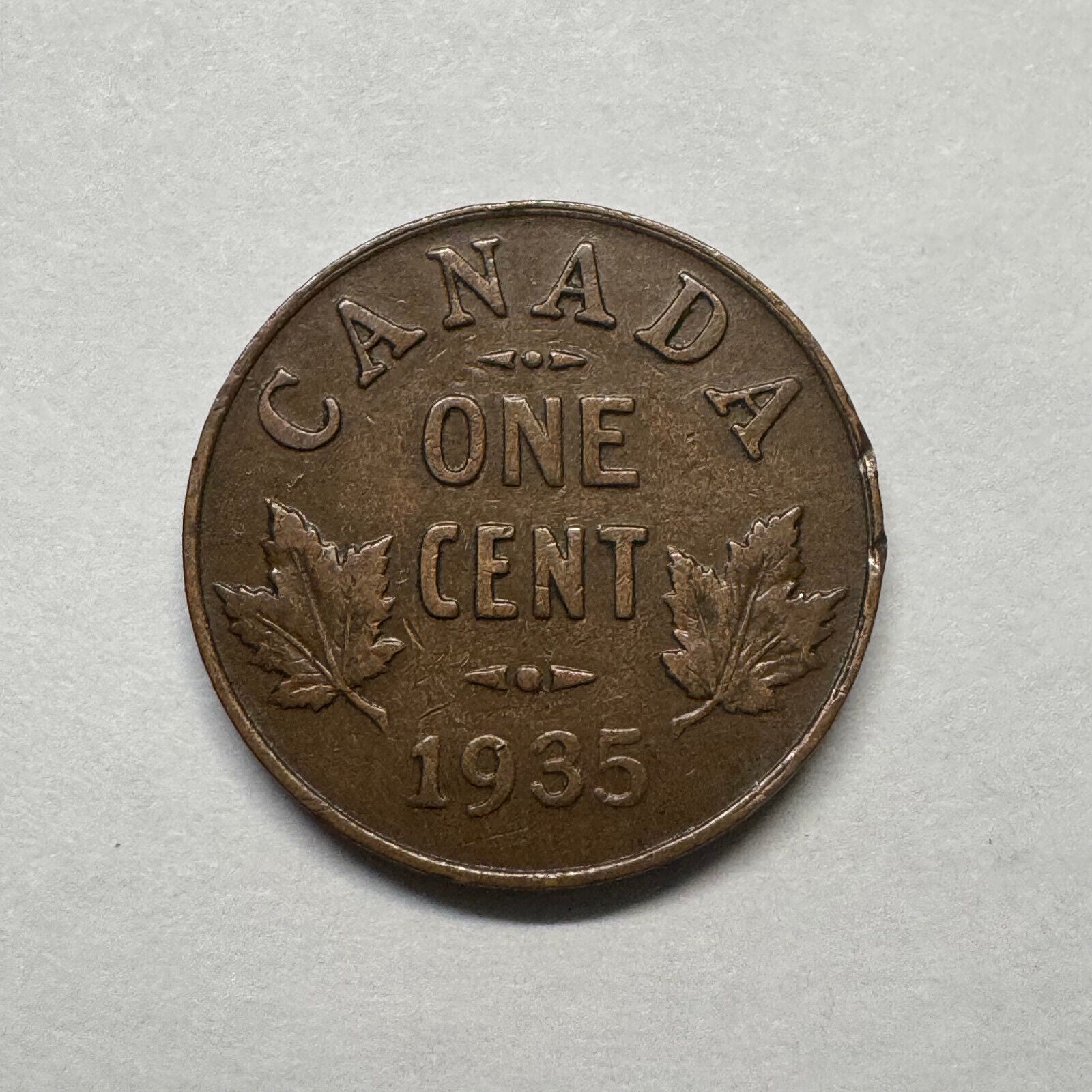 1935 Canada 1 Cent - Beautiful Coin - #B-022
