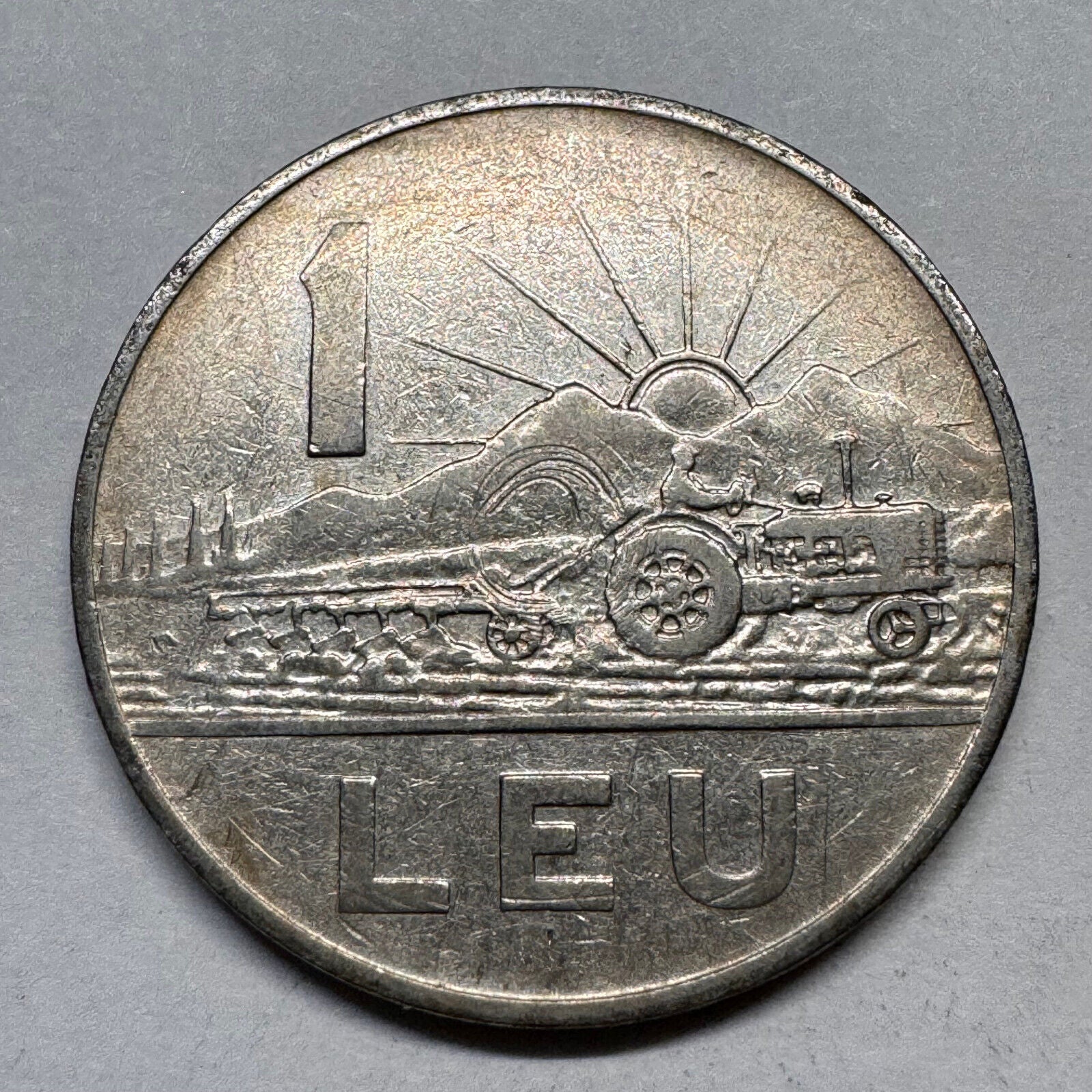 1966 Romania 1 Leu - Beautiful Coin - #A-015