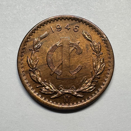 1946 Mexico 1 Centavo - Beautiful Coin - #B-025