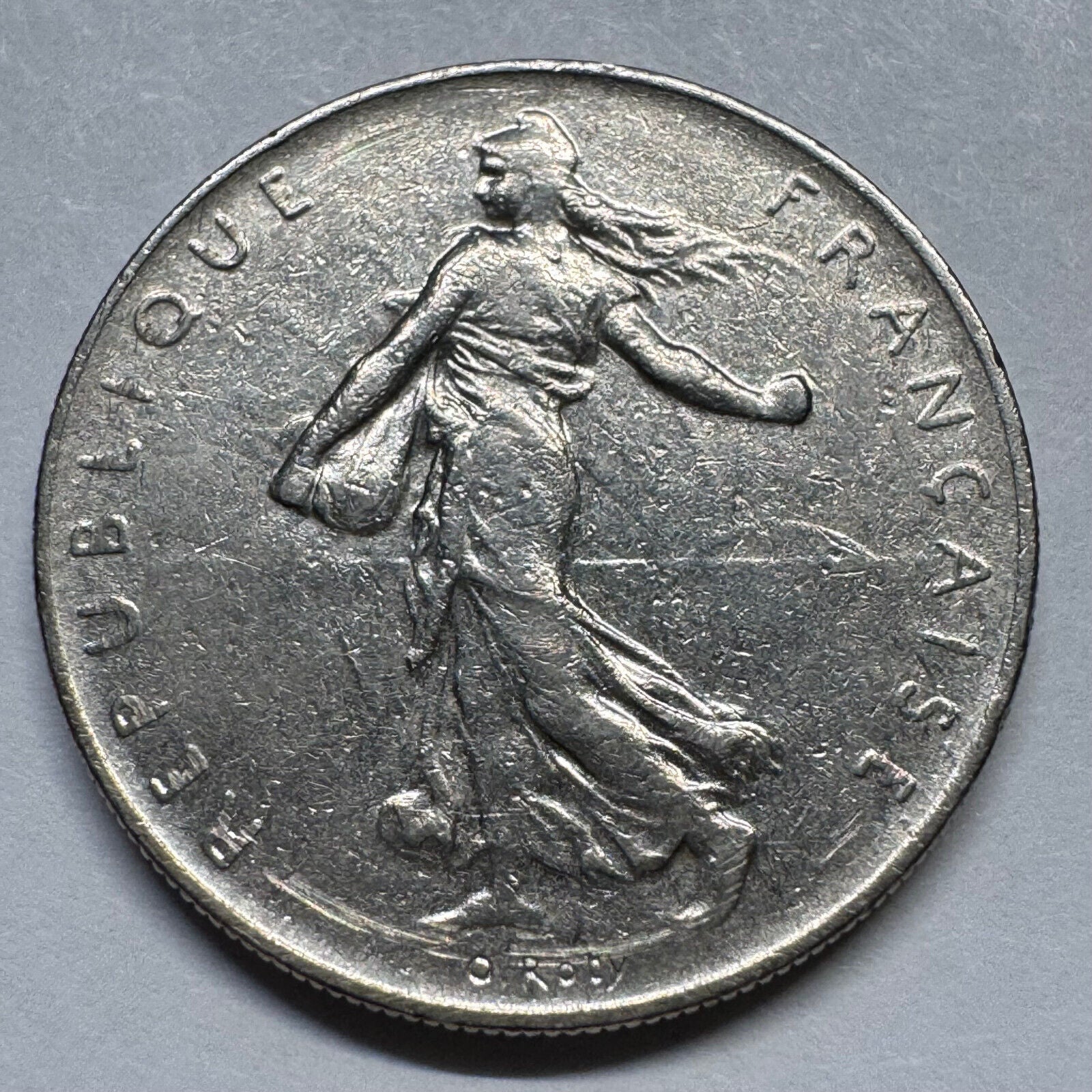 1960 France 1 Franc - Beautiful Coin - #A-078