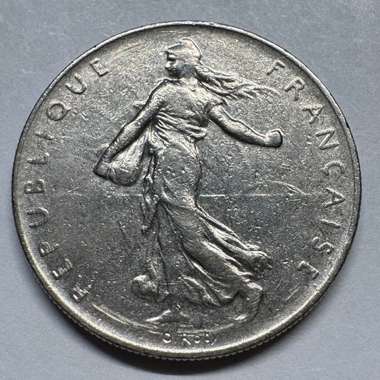 1960 France 1 Franc - Beautiful Coin - #A-078