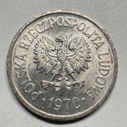1970 Poland 10 Groszy - Beautiful Coin - #A-027