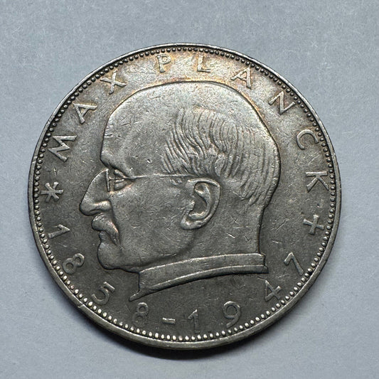 1958 Germany 2 Mark - Beautiful Coin - #B-035