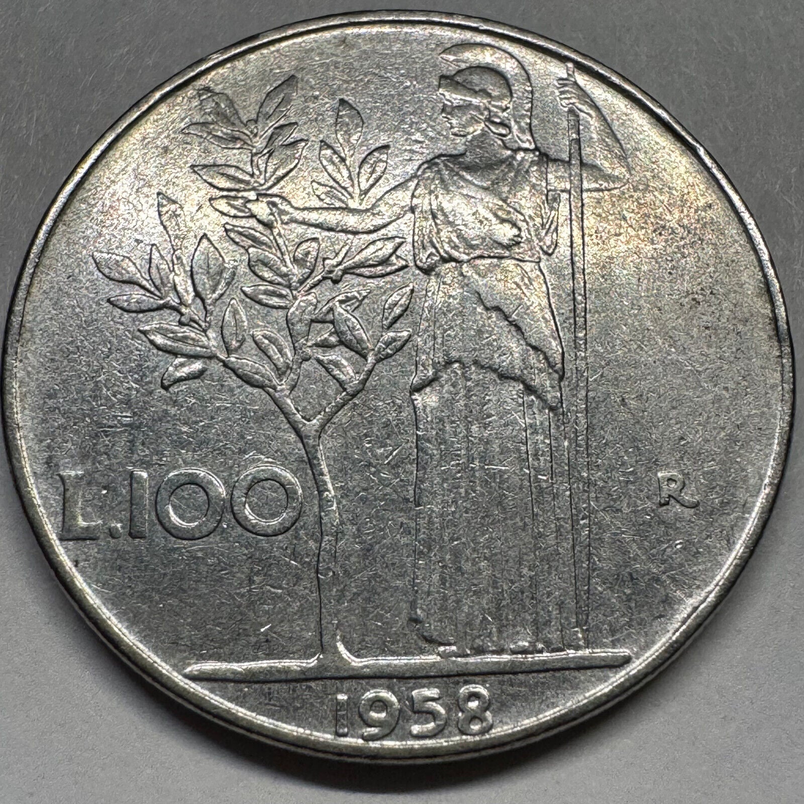 1958 Italy 100 Lire - Beautiful Coin - #A-069