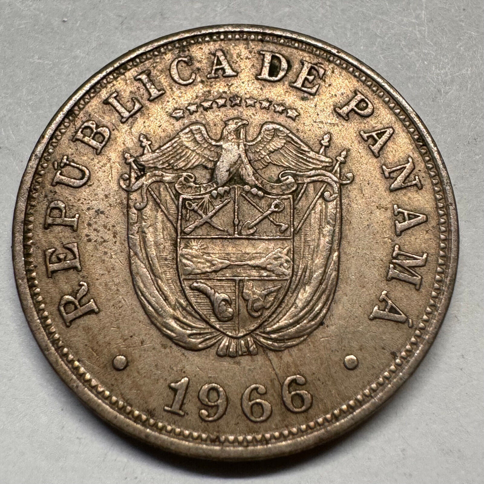 1966 Panama 5 Centesimos - Beautiful Coin - #A-058
