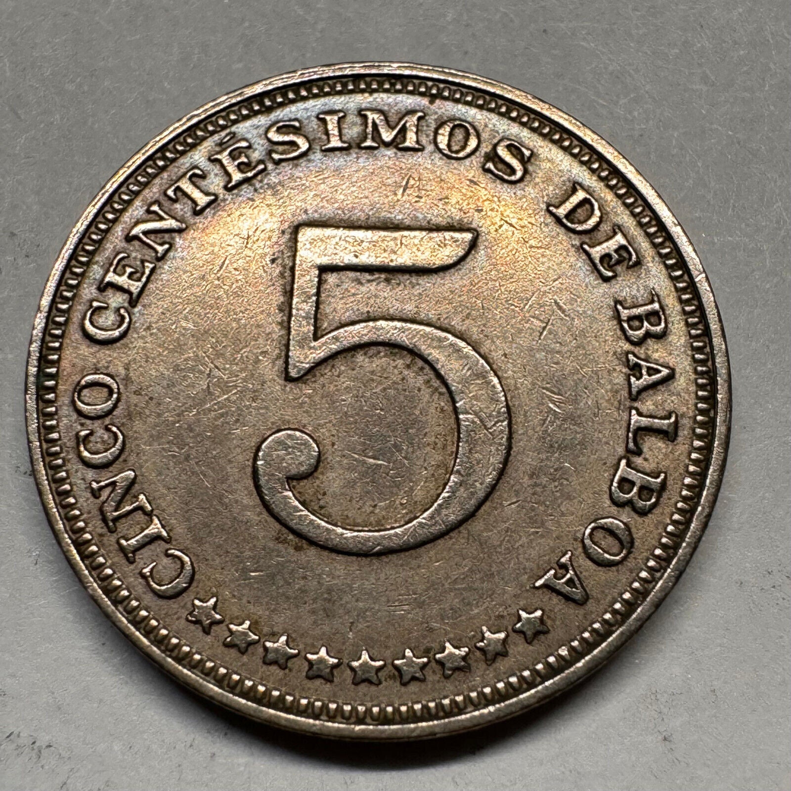 1966 Panama 5 Centesimos - Beautiful Coin - #A-031