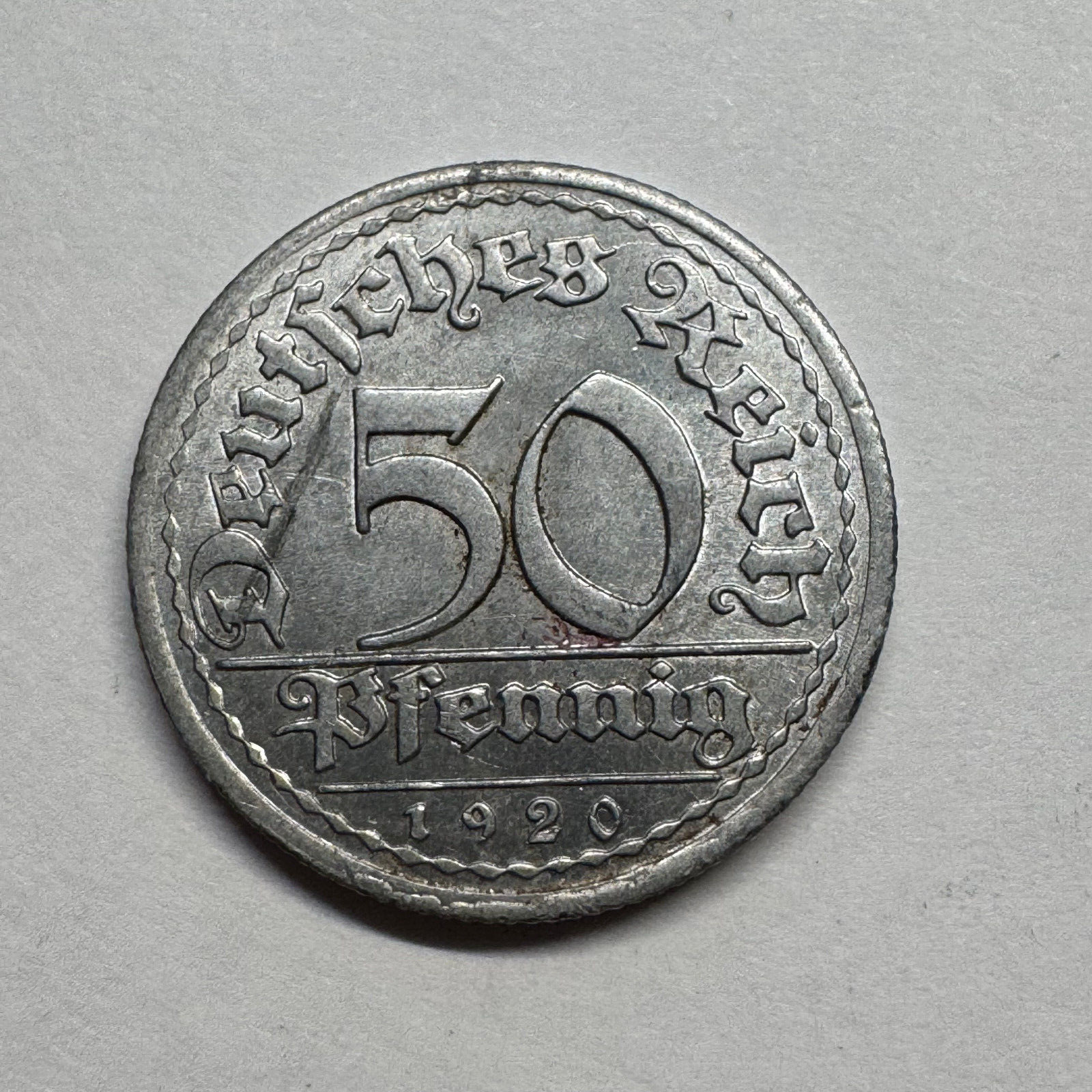 1920 Germany 50 Pfennig - Beautiful Coin - #B-020
