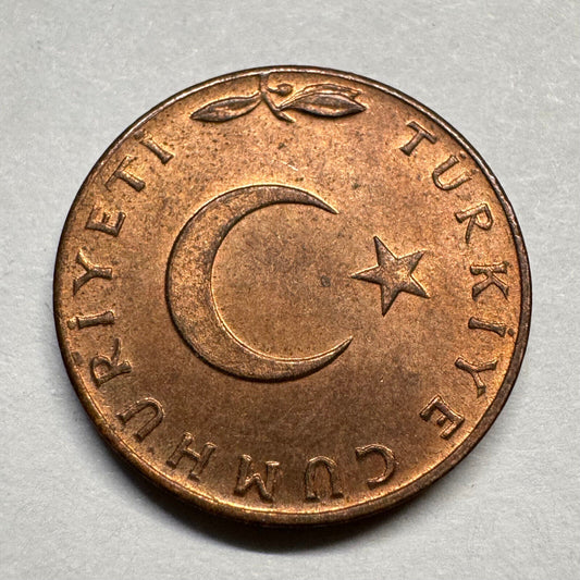 1963 Turkey 5 Kurus - Beautiful Coin - #A-040