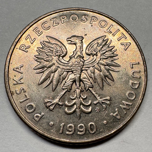 1990 Poland 20 Zlotys - Beautiful Coin - #A-034