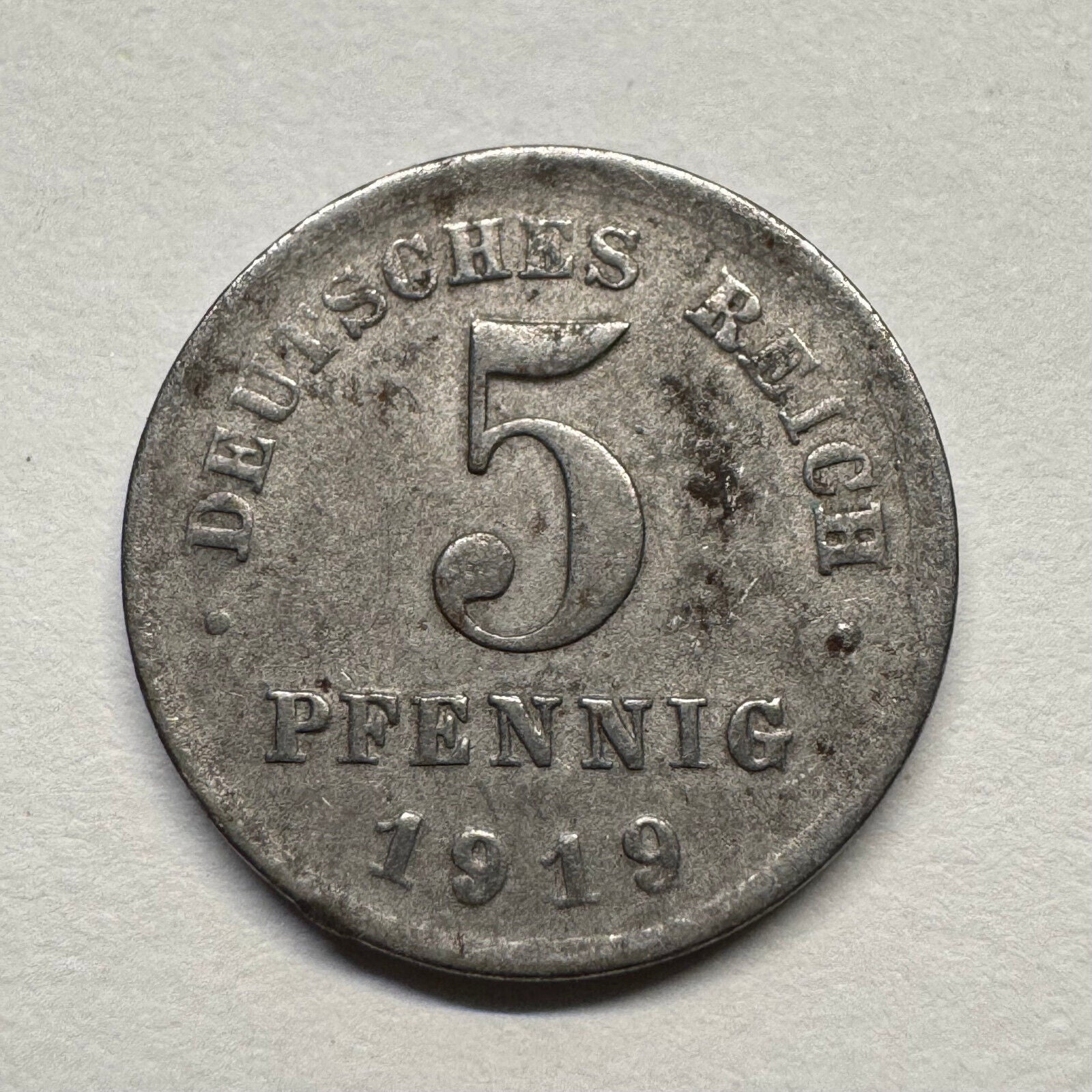 1919 Germany 5 Pfennig - Beautiful Coin - #B-057