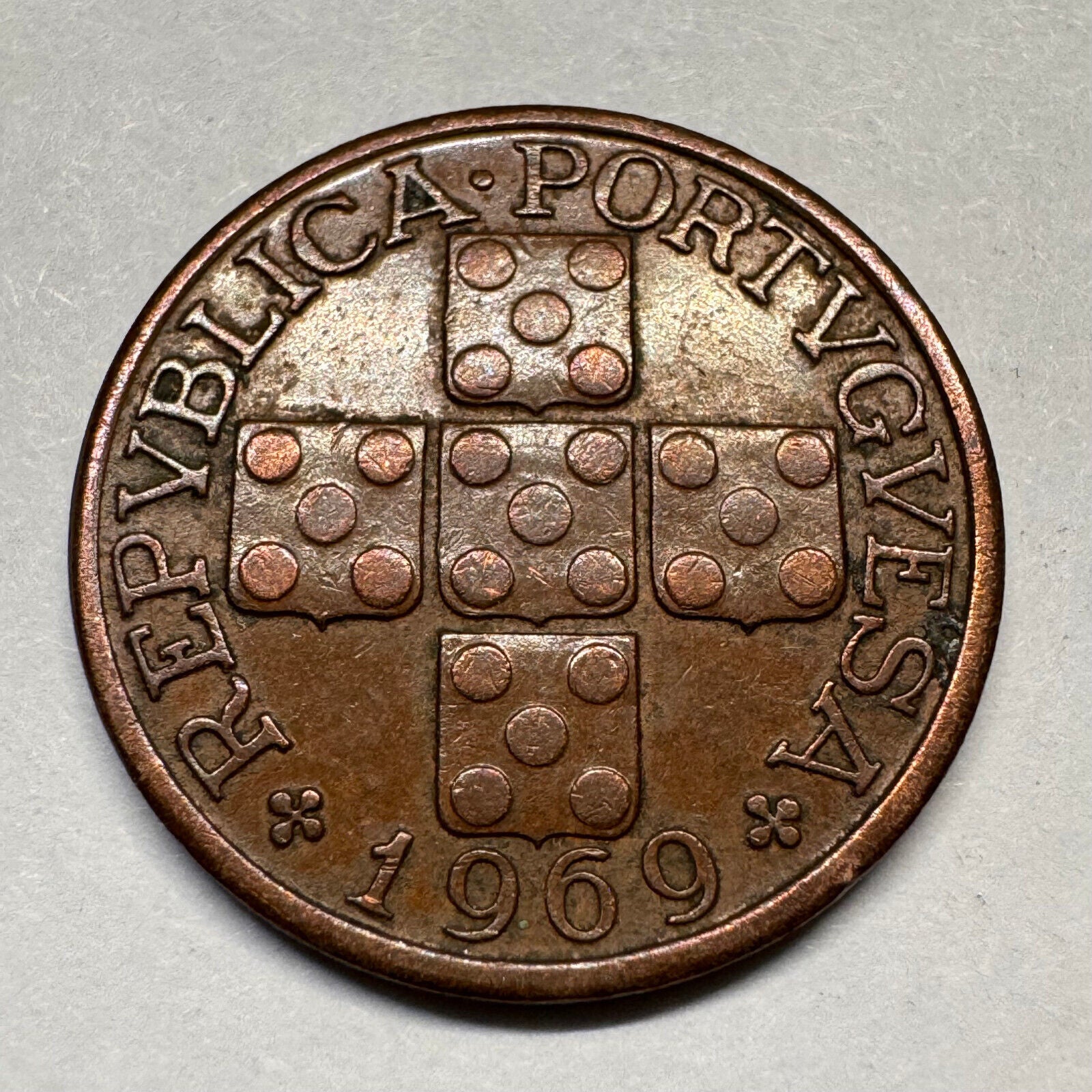 1969 Portugal 20 Centavos - Beautiful Coin - #A-031
