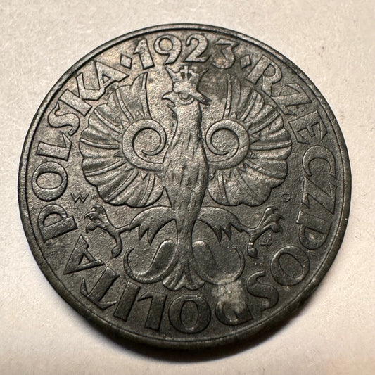 1923 Poland 20 Groszy - Beautiful Coin - #A-046