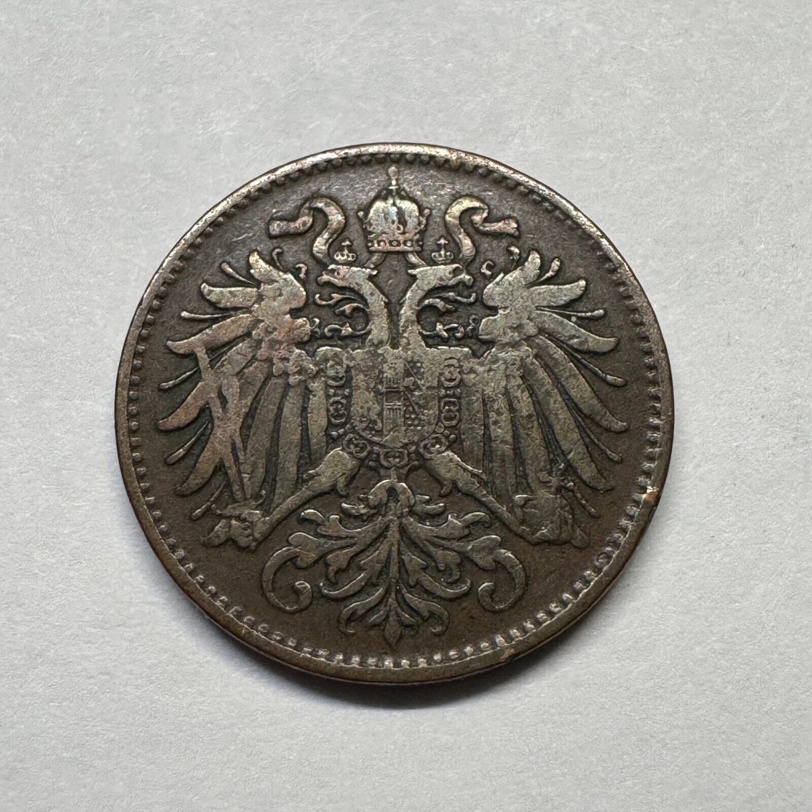 1894 Austria 2 Heller - Beautiful Coin - #B-004