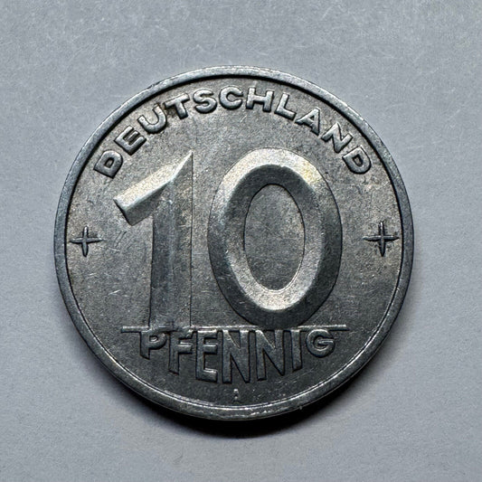 1949 Germany 10 Pfennig - Beautiful Coin - #B-017