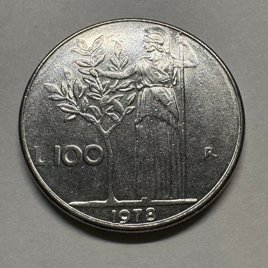 1978 Italy 100 Lire - Beautiful Coin - #A-012