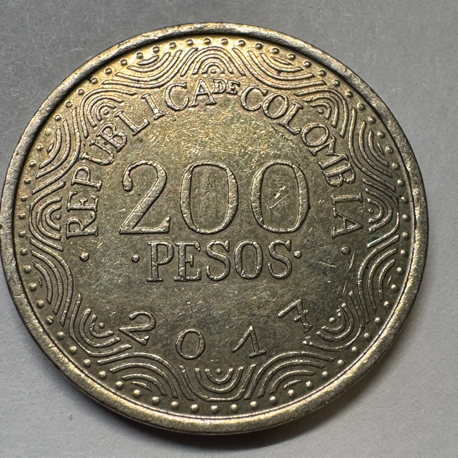 2017 Colombia 200 Pesos - Beautiful Coin - #A-079
