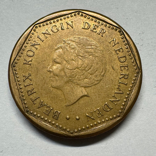 1999 Netherlands Antilles 5 Gulden - Beautiful Coin - #A-006