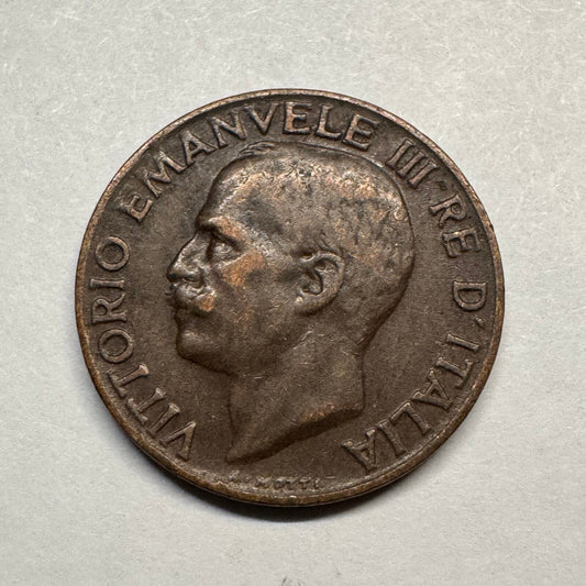 1930 Italy 5 Centesimi - Beautiful Coin - #A-098