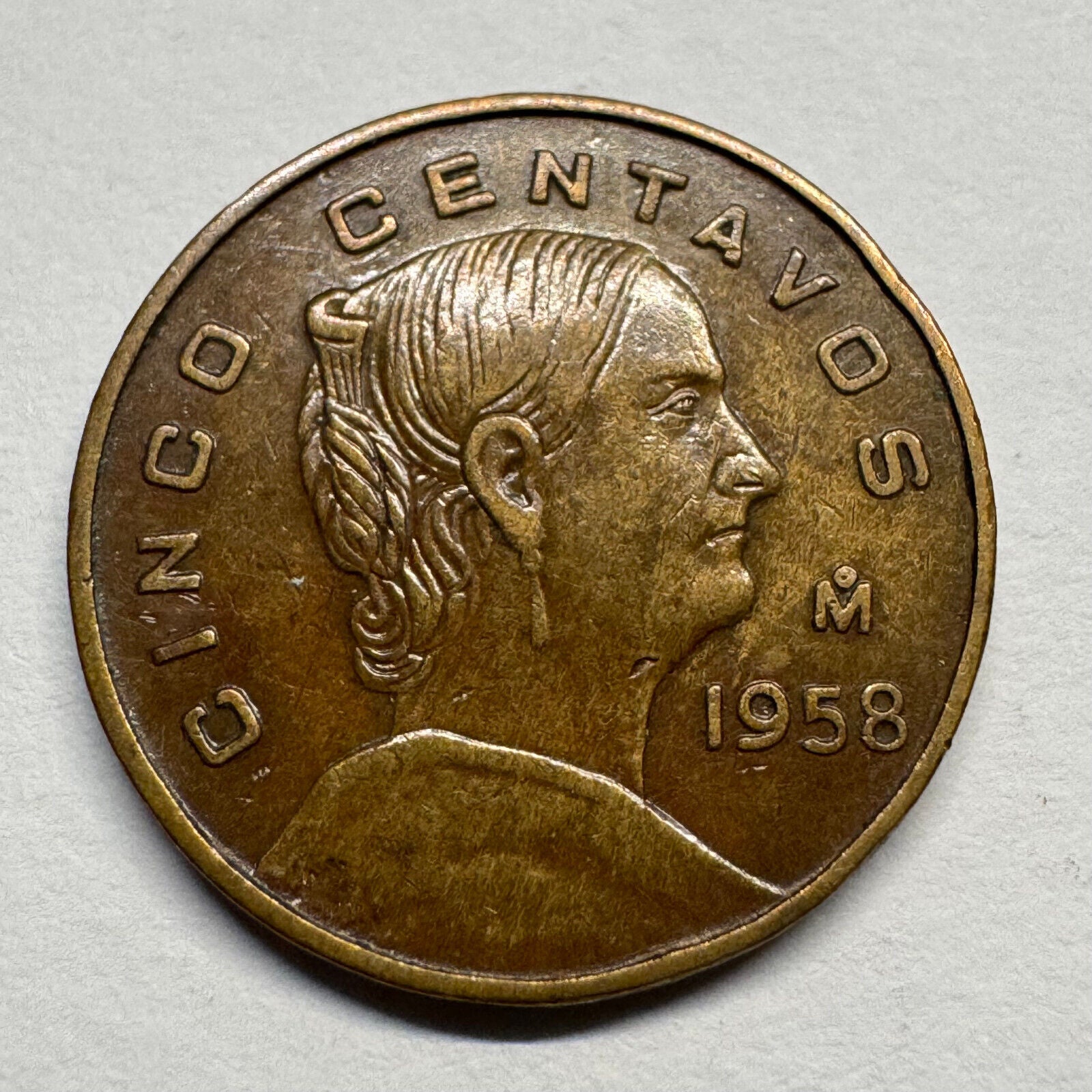 1958 Mexico 5 Centavos - Beautiful Coin - #B-057