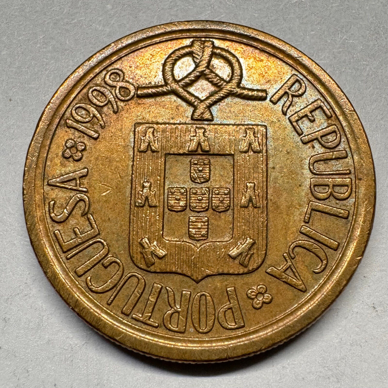 1998 Portugal 10 Escudos - Beautiful Coin - #A-029