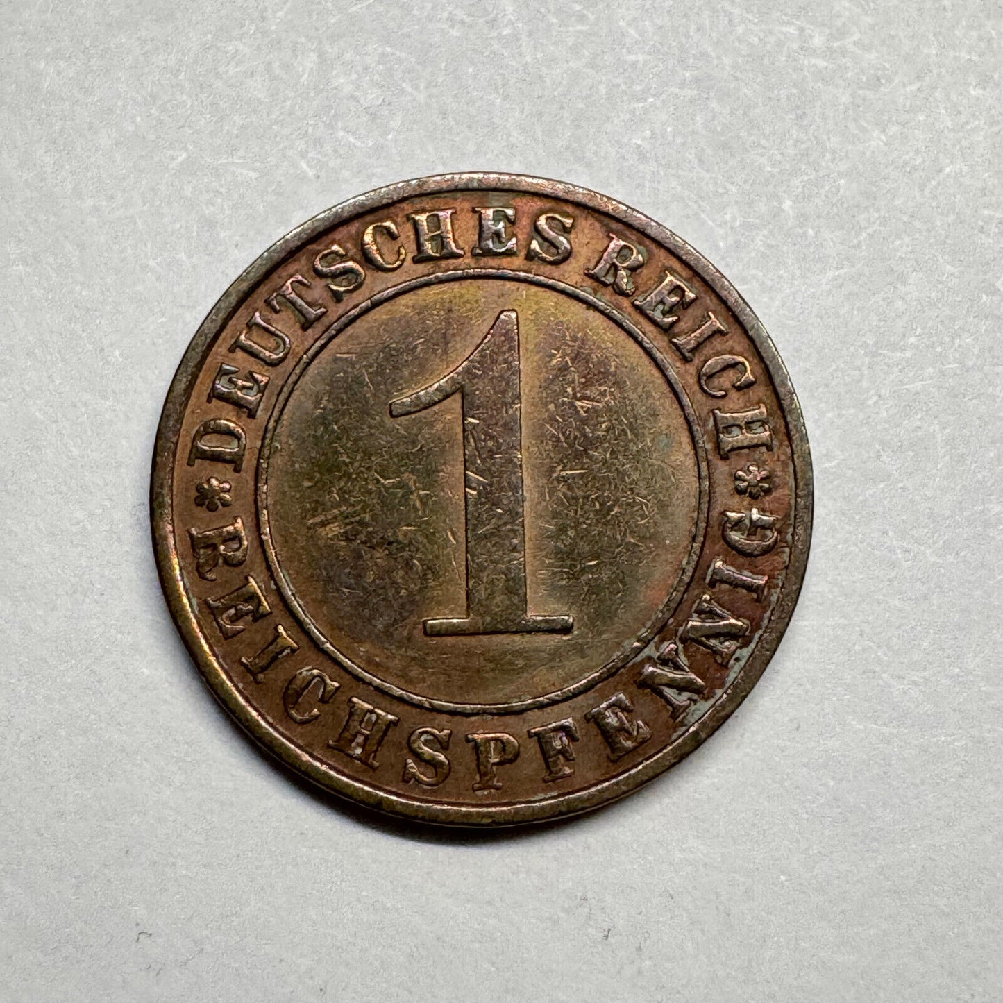 1935 Germany 1 Reichspfennig - Beautiful Coin - #B-002