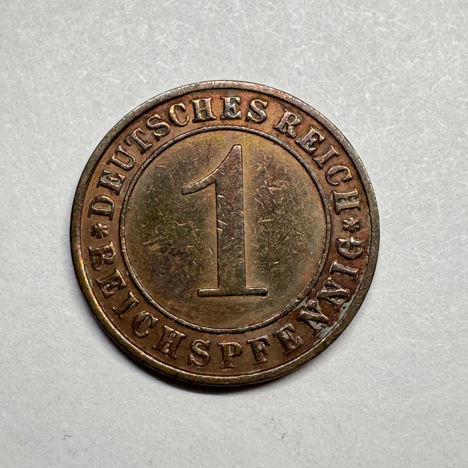 1935 Germany 1 Reichspfennig - Beautiful Coin - #B-002