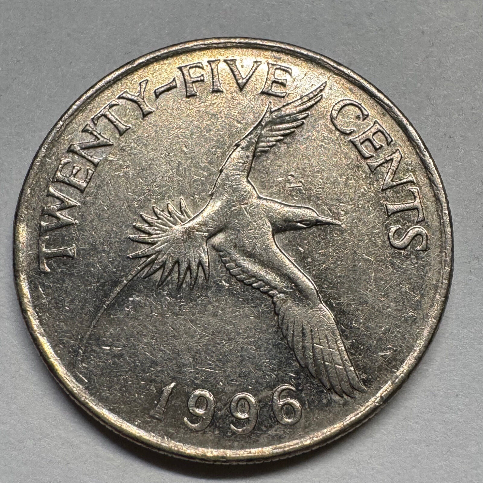 1996 Bermuda 25 Cents - Beautiful Coin - #A-076