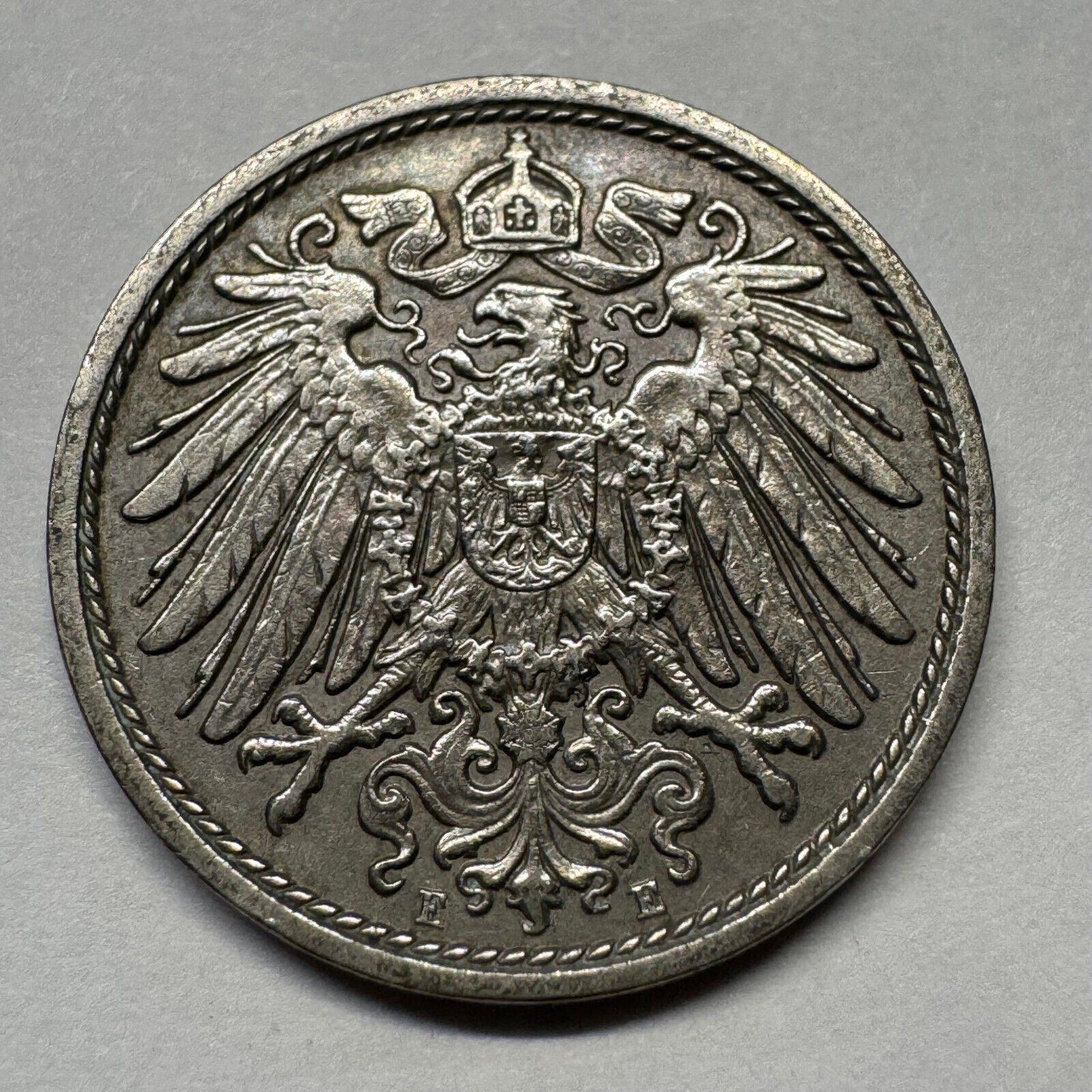 1913 Germany 10 Pfennig - Beautiful Coin - #A-094