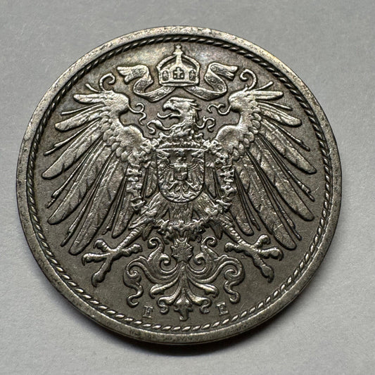 1913 Germany 10 Pfennig - Beautiful Coin - #A-094