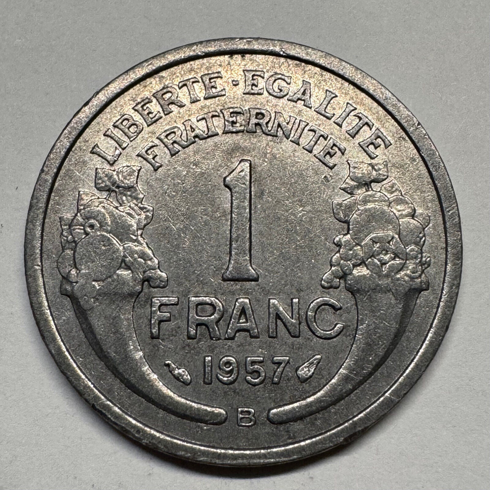 1957 France 1 Franc - Beautiful Coin - #B-054