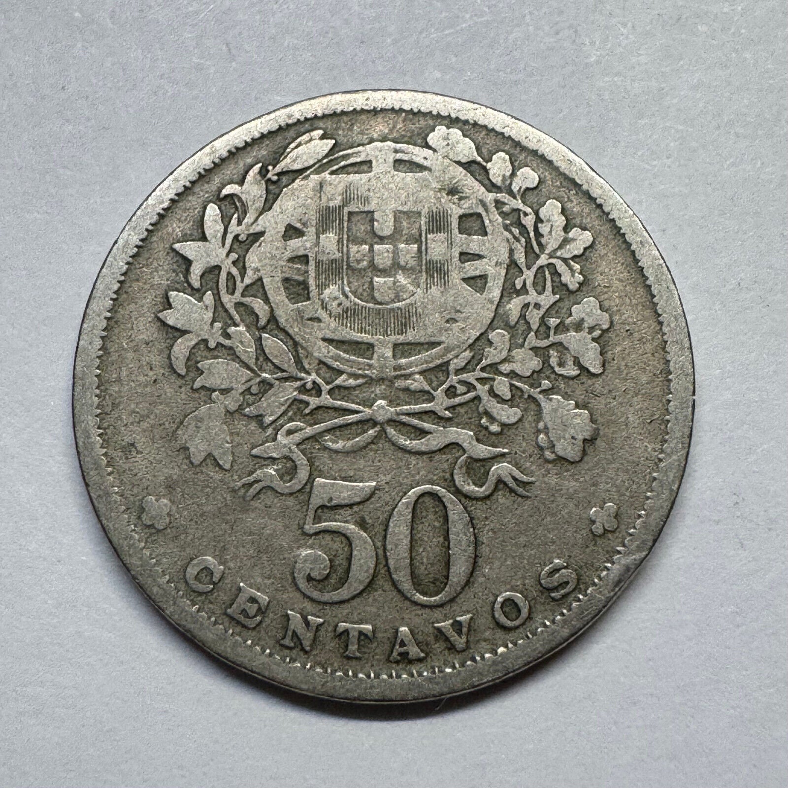 1931 Portugal 50 Centavos - Beautiful Coin - #B-021