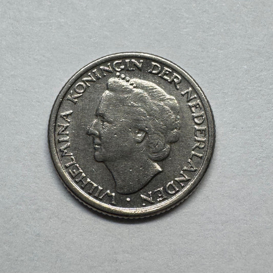 1948 Netherlands 10 Cents - Beautiful Coin - #B-015