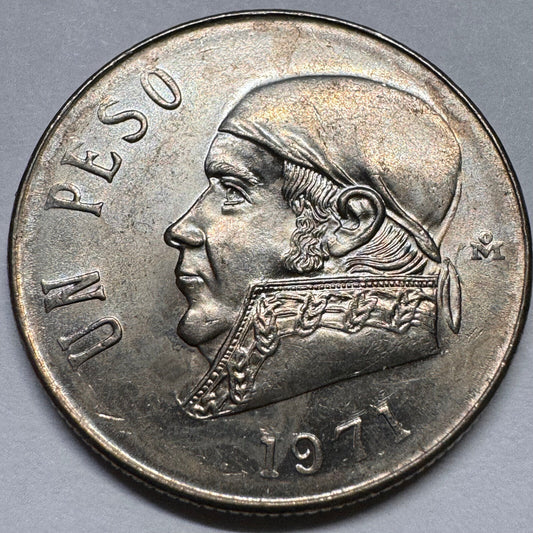 1971 Mexico 1 Peso - Beautiful Coin - #A-067
