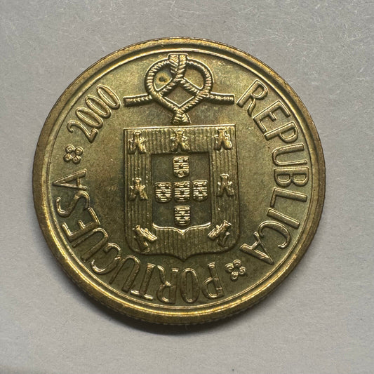 2000 Portugal 1 Escudo - Beautiful Coin - #B-019