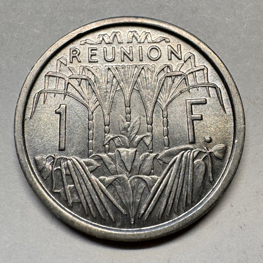 1948 Réunion 1 Franc - France Reunion Island - Beautiful Coin - #A-035