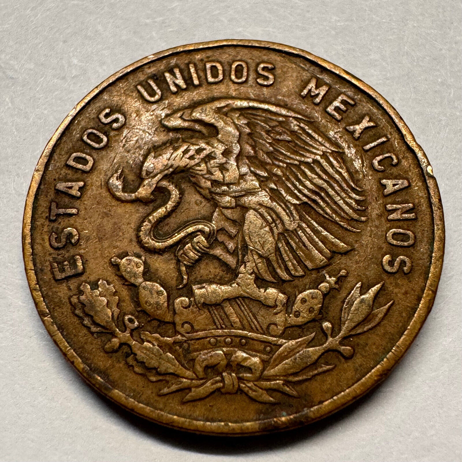 1960 Mexico 5 Centavos - Beautiful Coin - #A-066