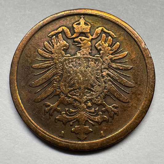 1874 Germany 2 Pfennig - Beautiful Coin - #A-093