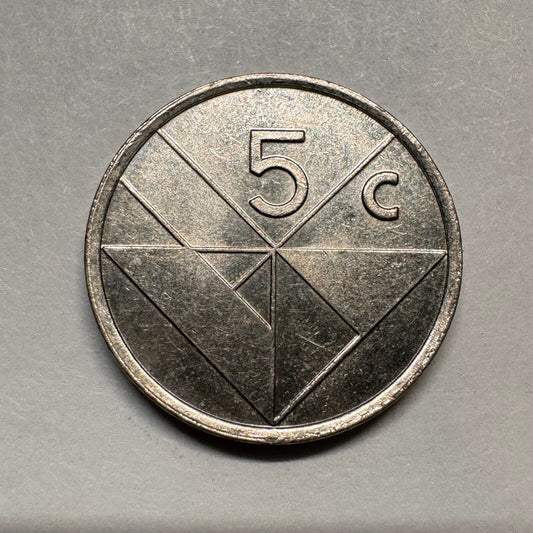 2003 Aruba 5 Cents - Beautiful Coin - #A-024