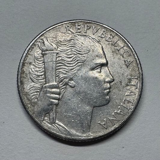 1948 Italy 5 Lire - Beautiful Coin - #B-053