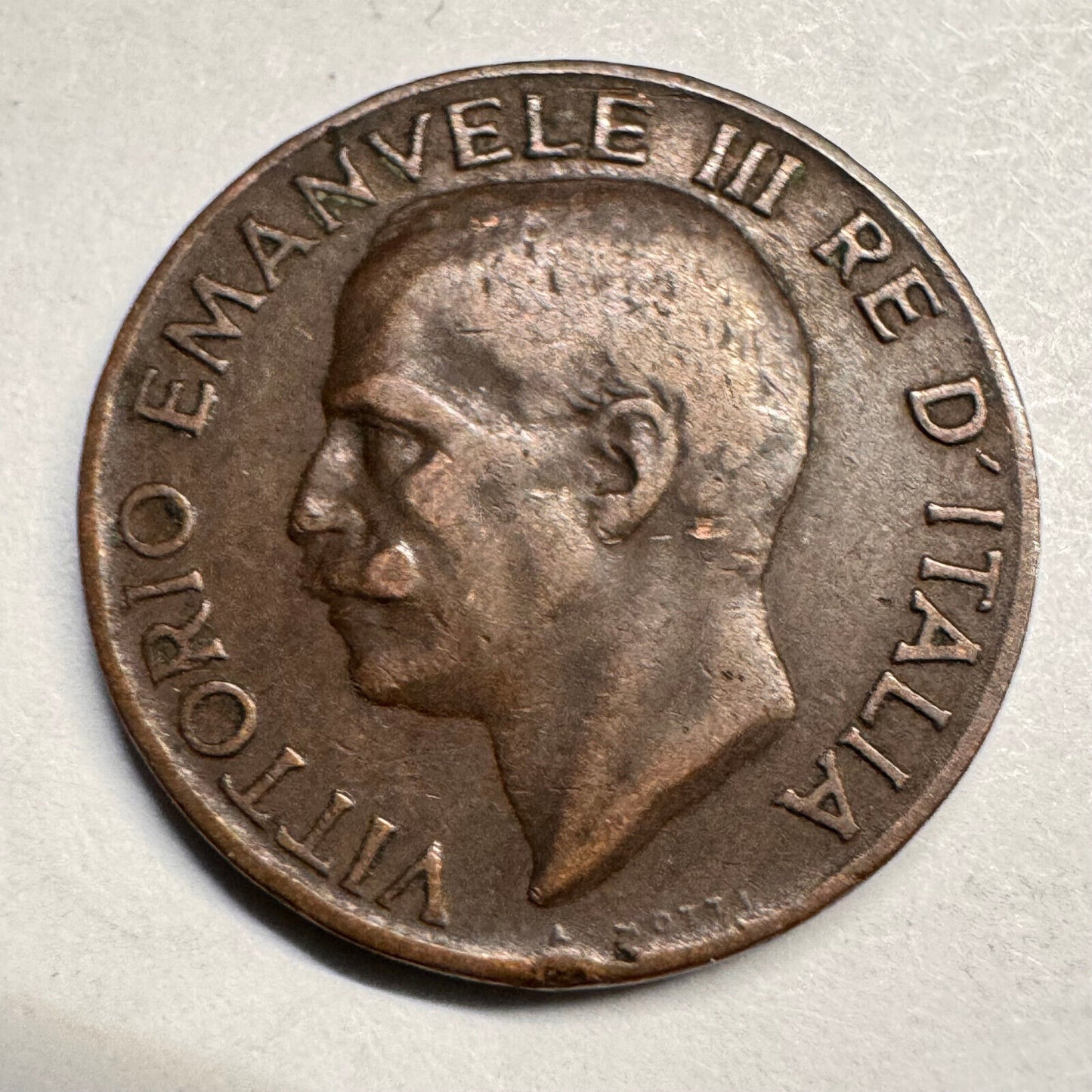 1933 Italy 5 Centesimi - Beautiful Coin - #A-025